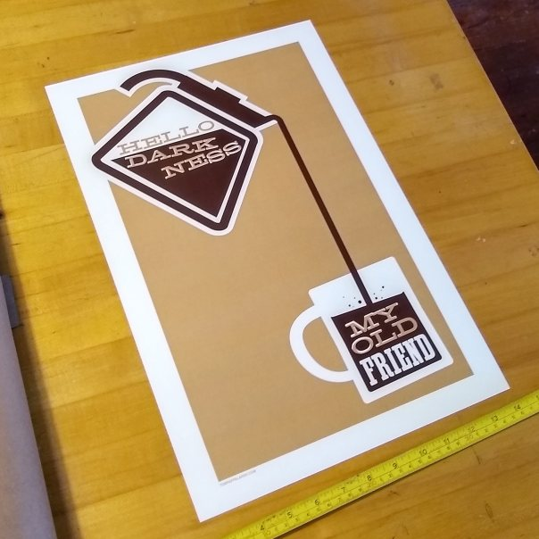 Hello Darkness My Old Friend (print)